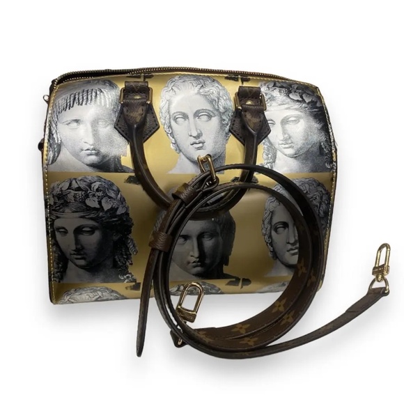 Louis Vuitton  x Fornasetti Speedy Bandouliere 25 tote bag - Picture 10 of 16
